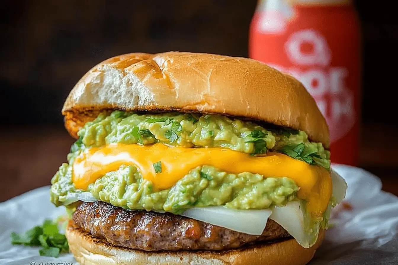 My Delicious Guacamole Brunch Burger Recipe!