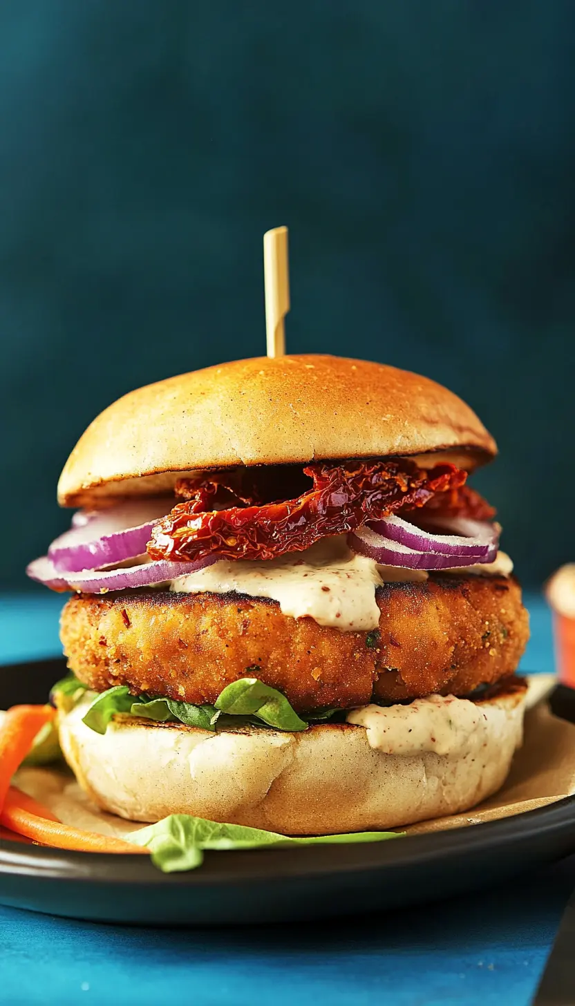 Chickpea Veggie Burger