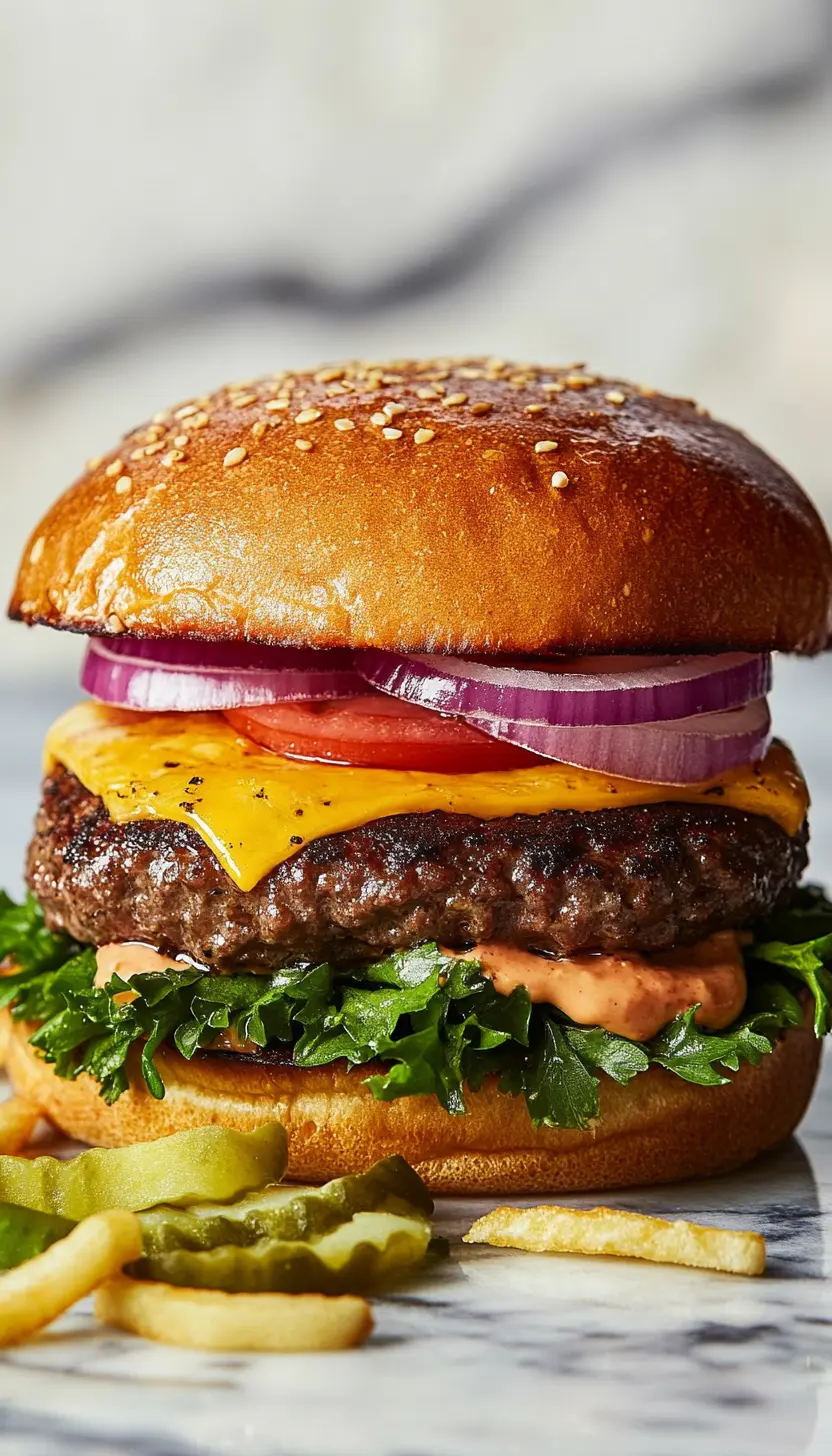 cheeseburger taste​ With burger sauce