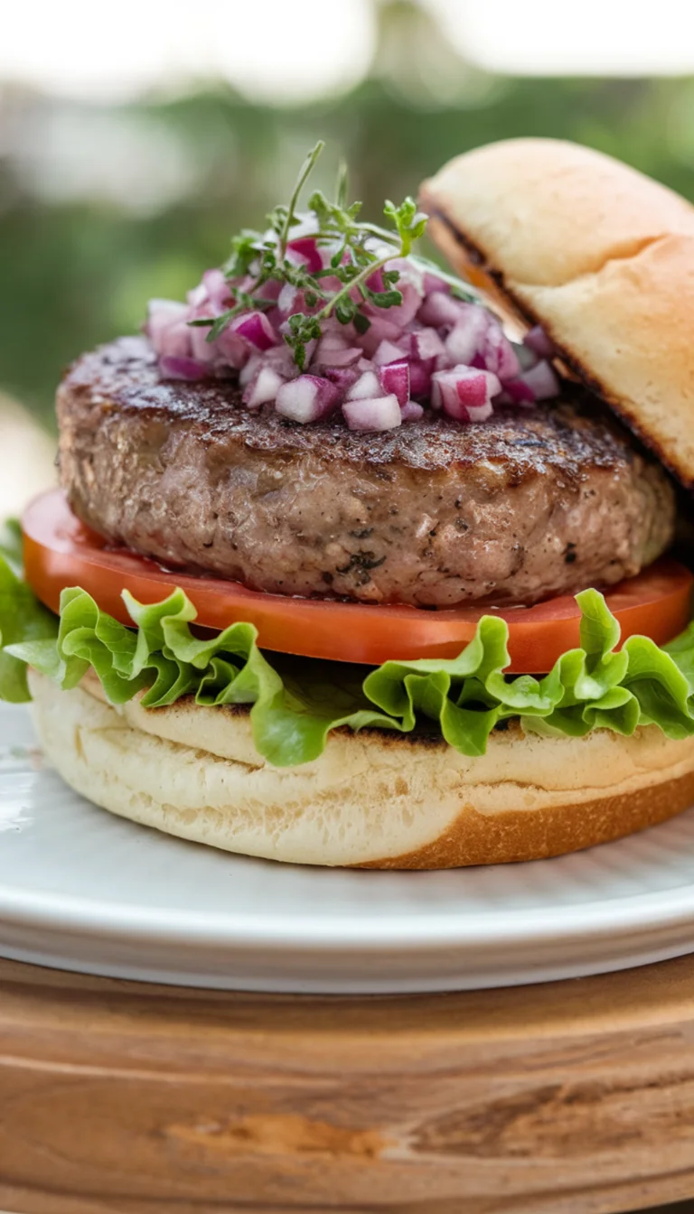 simple chili-seasoned hamburger image