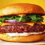 mushroom veggie burger