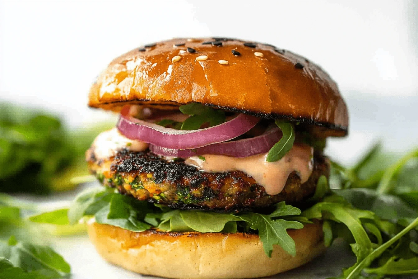 actual veggies black bean burger