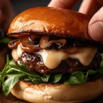 Mushroom Swiss Burger Recipe