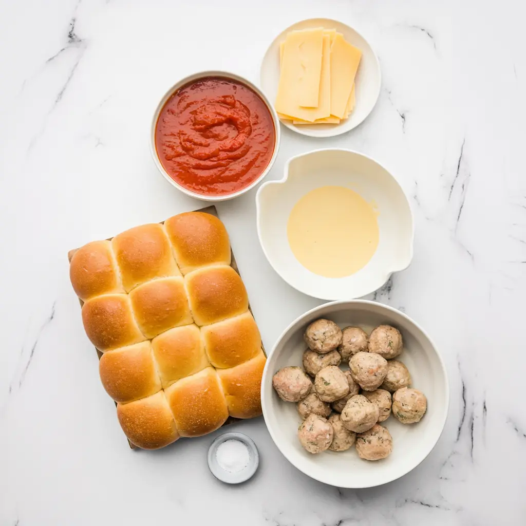 Meatball Sliders Recipe Ingredients