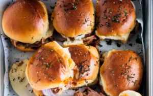 bbq chicken sliders