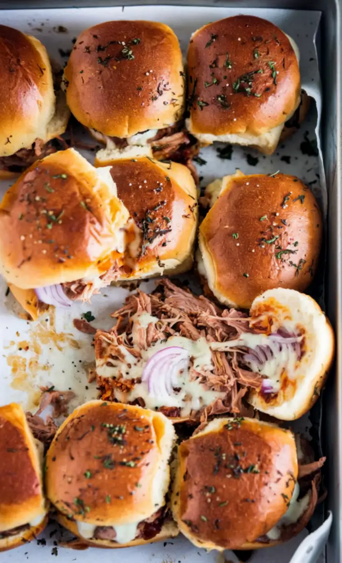 bbq chicken sliders