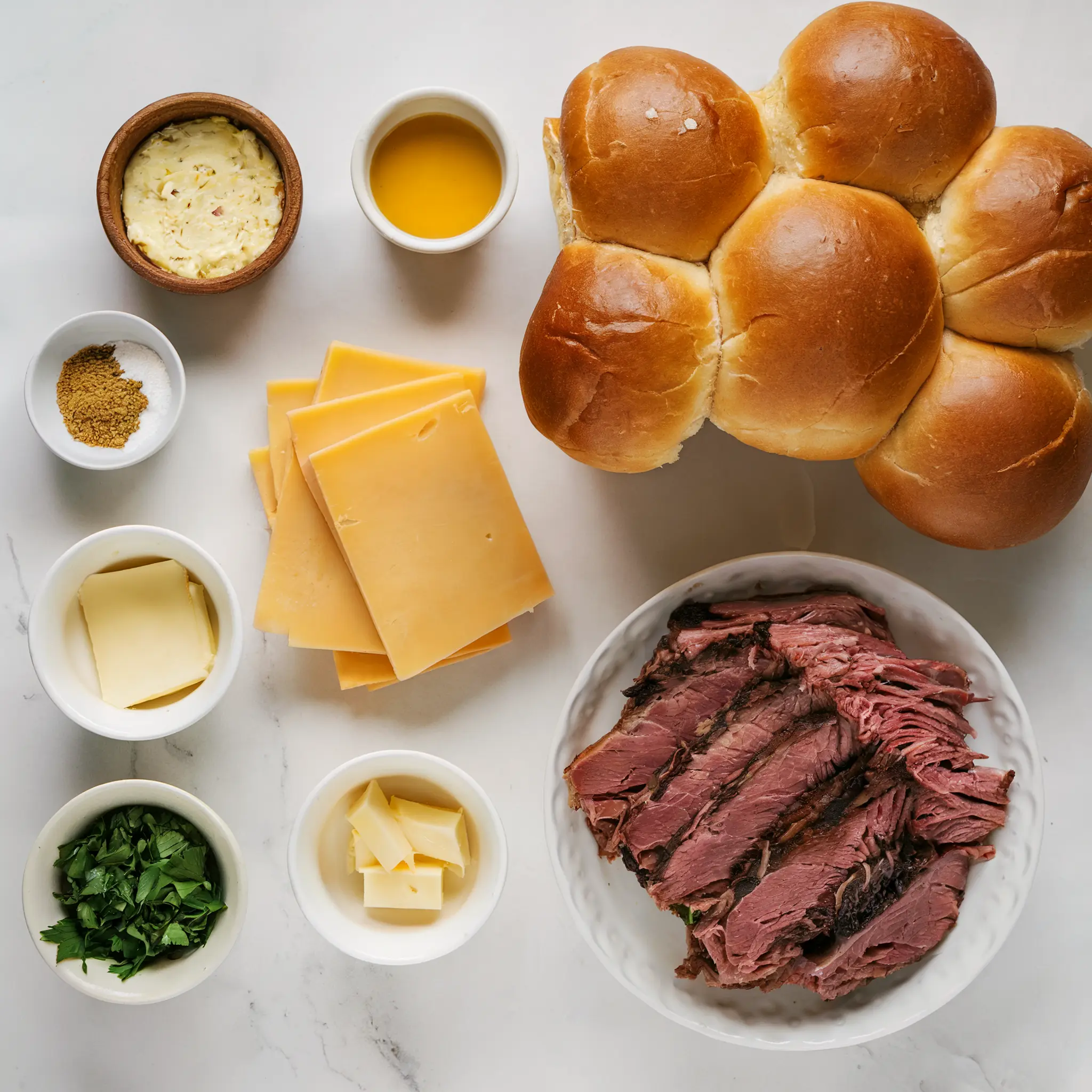 brisket sliders Ingredients