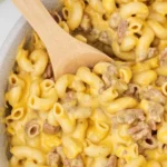 hamburger mac and cheese